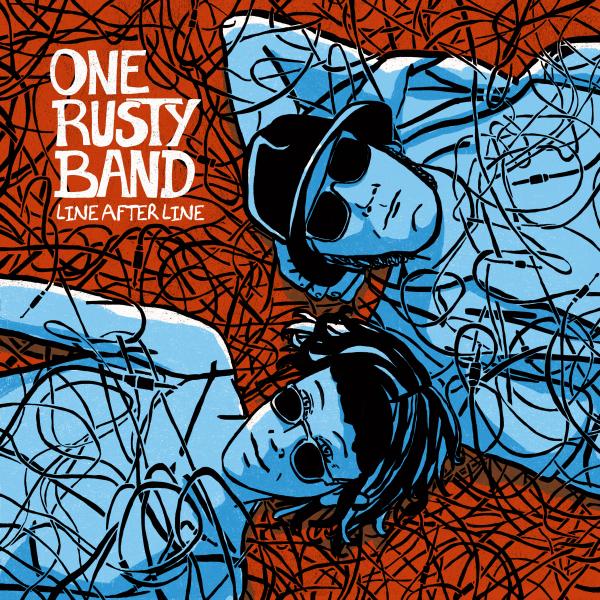 one rusty band line after line