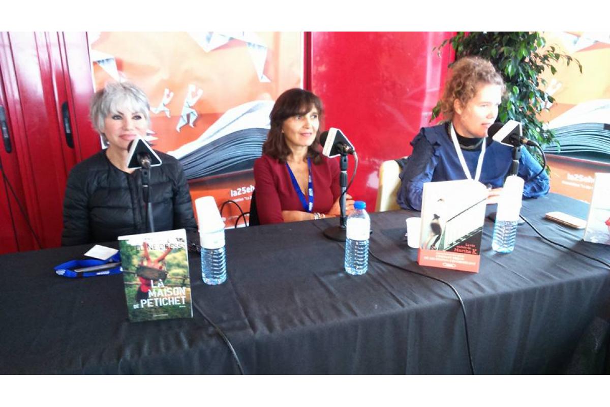 Evelyne Dress, Angélique Barbérat et Laure Manel