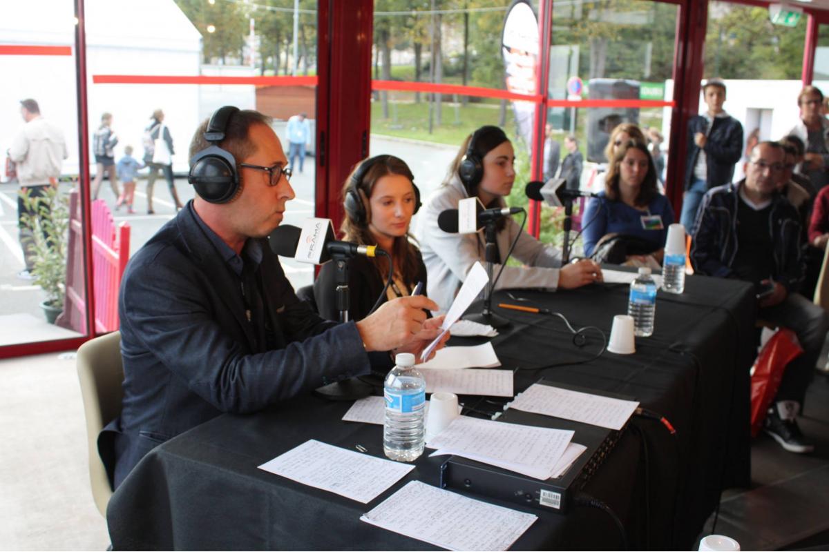 Jean-Yves Breteau & Manon Foucault (Radio Alpa), Claire Lemaitre (Fréquence Sillé)