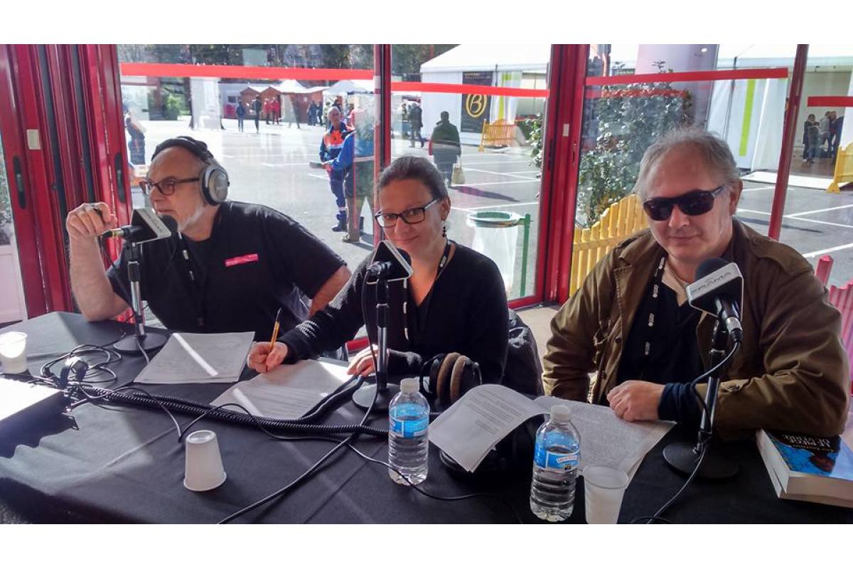 Eric Lucas (Fréquence Sillé), Delphine (Radio Alpa), Patrice Dolo (Ornithorynque)