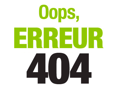 Erreur 404